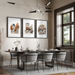 3 Pictures on Wall Autumn Paris Eiffel Tower & Louvre Travel Art wall art | 