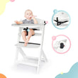 Kinderkraft Enock Wooden Highchair - White