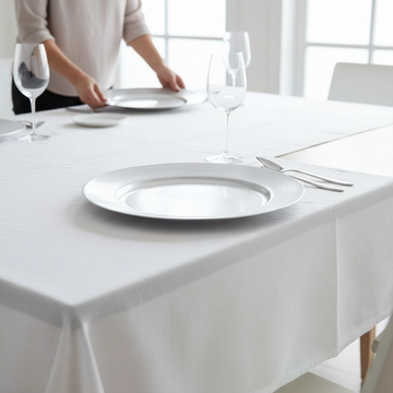 33cm Dia Silver Finish Charger Plate