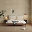 4. Arendt bed viewed from the front in a styled bedroom