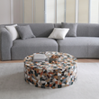4. Zahra coffee table front view in a living room