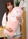 Long Animal Dog Rabbit Stuffed Plush Pillow Cushion Toy