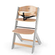 Kinderkraft Enock Wooden Highchair - Wooden Grey