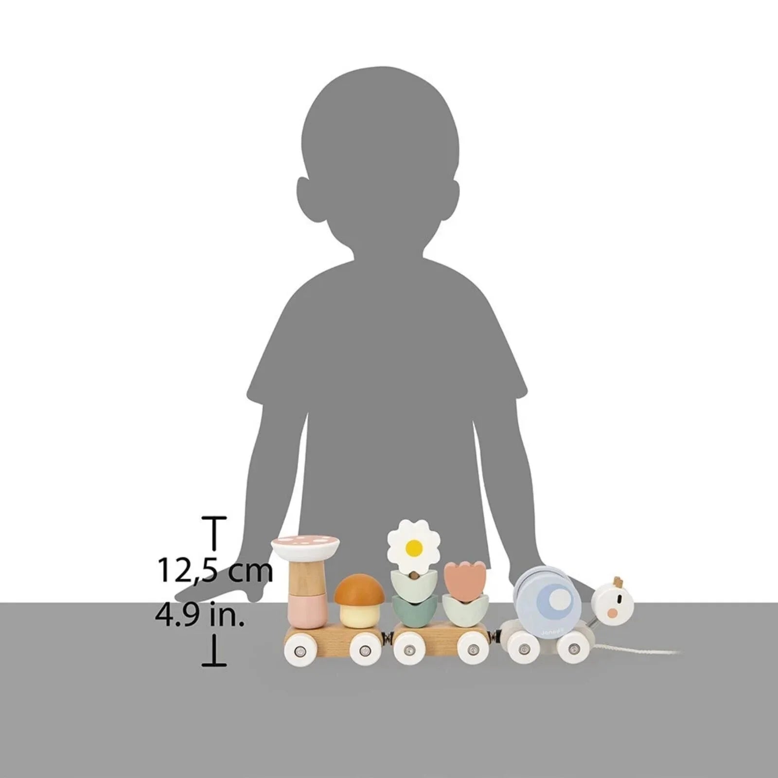 Janod Sweet Cocoon Snail Train