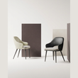 5. Bianchi ivory and black chairs with display panels