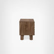 5. Clancy wooden bedside table side view