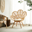 5. Larkin rattan lounge chair front room view