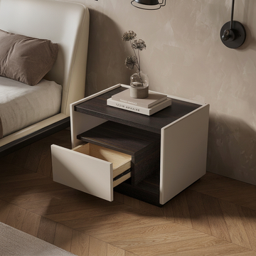 5. Zoe bedside table with an open drawer