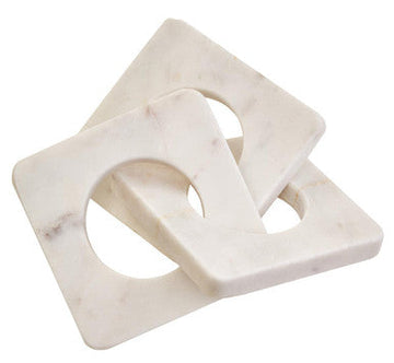 Nason White Marble Three Link Chain