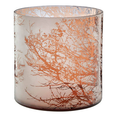 Branch Large Glass Hurricane Candle Holder
