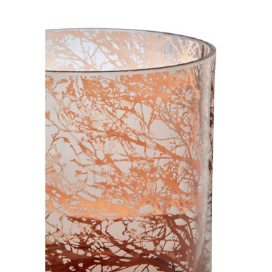 Branch Large Glass Hurricane Candle Holder