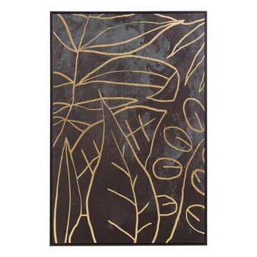 Canvas Black and Gold Wall Art | Astratto