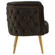 Manhattan Black Fabric Tub Chair