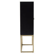 Dumas Black and White 2 Door Cabinet