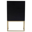 Dumas Black and White 2 Door Cabinet