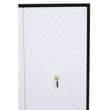Dumas Black and White 2 Door Cabinet