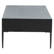 Luxor Grey Recycled Pine Wood Coffee Table with Drawers