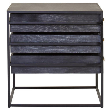 Judd Three Drawer Side Table
