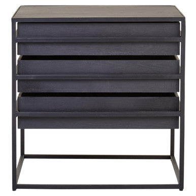 Judd Three Drawer Side Table
