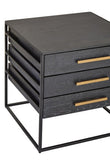 Judd Three Drawer Side Table