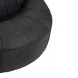 Hoxton Antique Black Leather Cocoon Chair