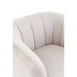 Yasmeen Velvet Channel Tufted Armchair
