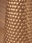 Amira White and Gold Finish Side Table