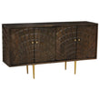 Sipari Dark Mango Wood Carved Sideboard