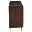 Sipari Dark Mango Wood Carved Sideboard
