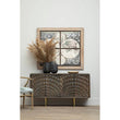 Sipari Dark Mango Wood Carved Sideboard