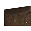 Sipari Dark Mango Wood Carved Sideboard