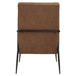 Hoxton Brown Leather Lounge Chair