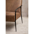 Hoxton Brown Leather Lounge Chair
