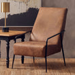 Hoxton Brown Leather Lounge Chair