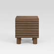 6. Clancy wooden bedside table studio view
