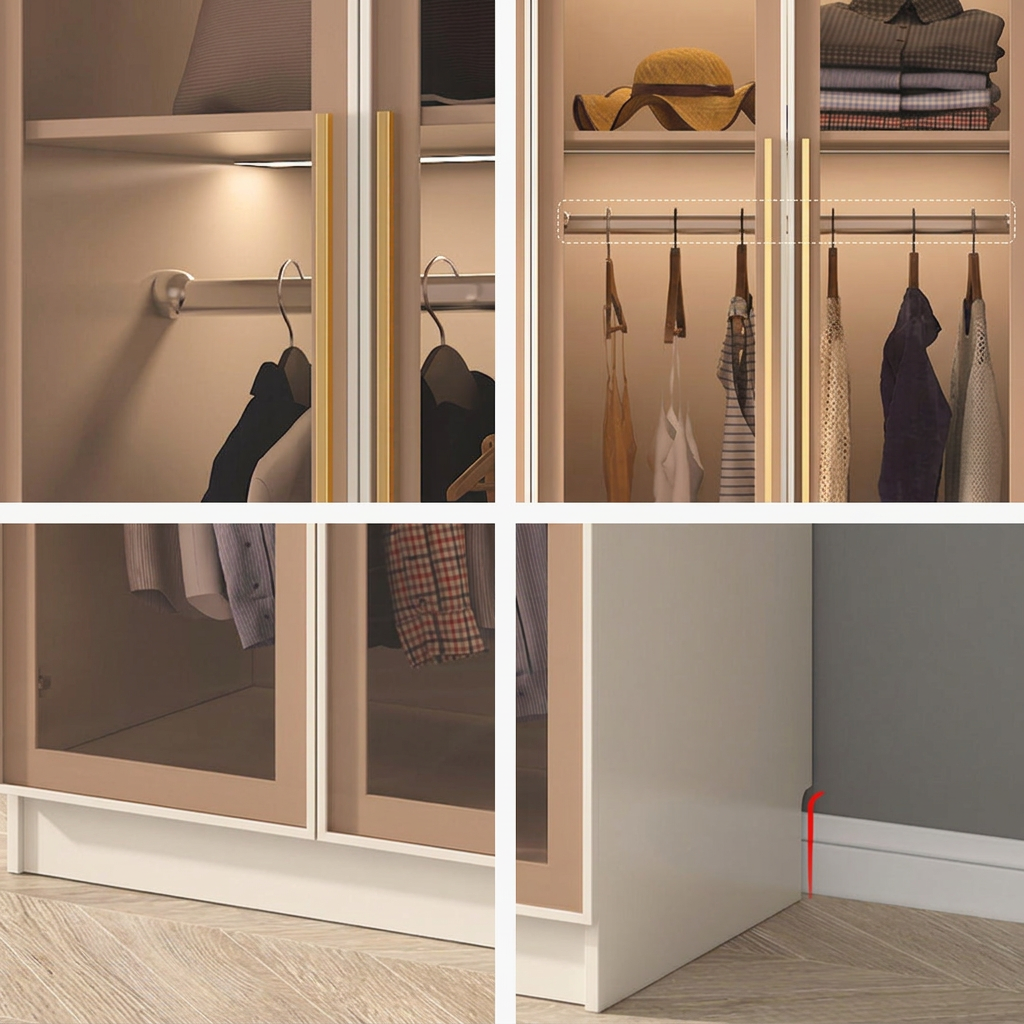 6. Varela wardrobe original construction detail collage