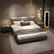 6. Viktor taupe bed viewed from above
