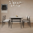 7. Dobson dining table end view