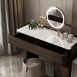 7. Harding sintered stone tabletop and open drawer detail