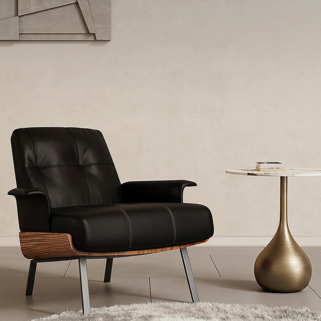 7. Vasilev leather seat and armrest detail