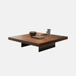 8. Alma wooden coffee table on a white background