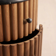 9. Ava Luxe fluted wood and open drawer detail