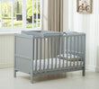 mcc direct Wooden Baby Cot Bed Orlando Top Changer &Aloe Vera Water repellent Mattress