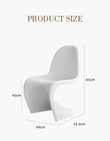 Aimee Dining Chair, Plastic