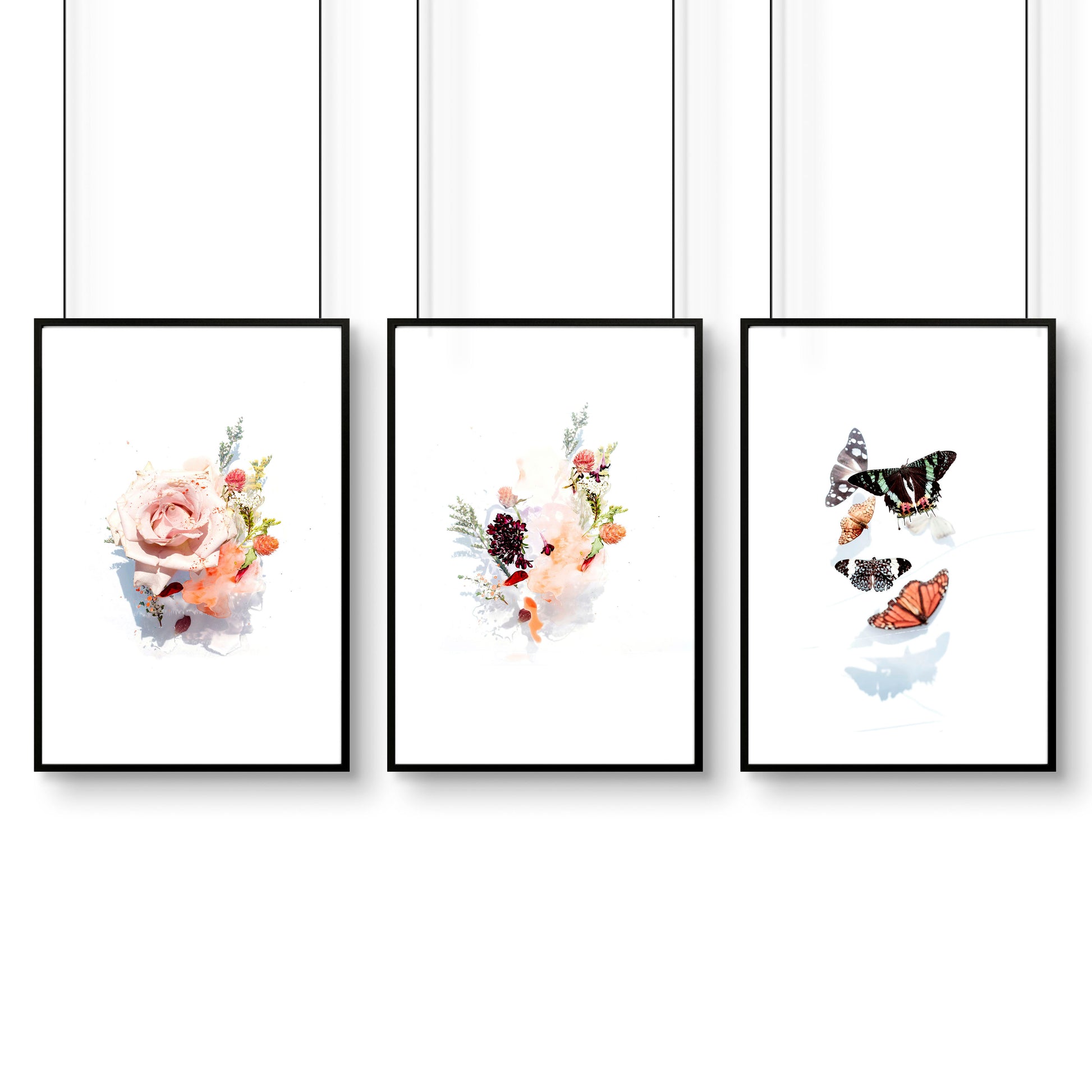Art for the bedroom | set of 3 wall prints - About Wall Art