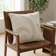 Cream Textured Cushion | Bosie Ozella