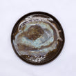 23 cm Tidepool Smoked Grey Large Stoneware Handmade Ceramic Dinner Plate