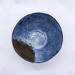 Large Smoked Grey Cold Aegean Fade Handmade Ceramic Stoneware Dinner Bowl