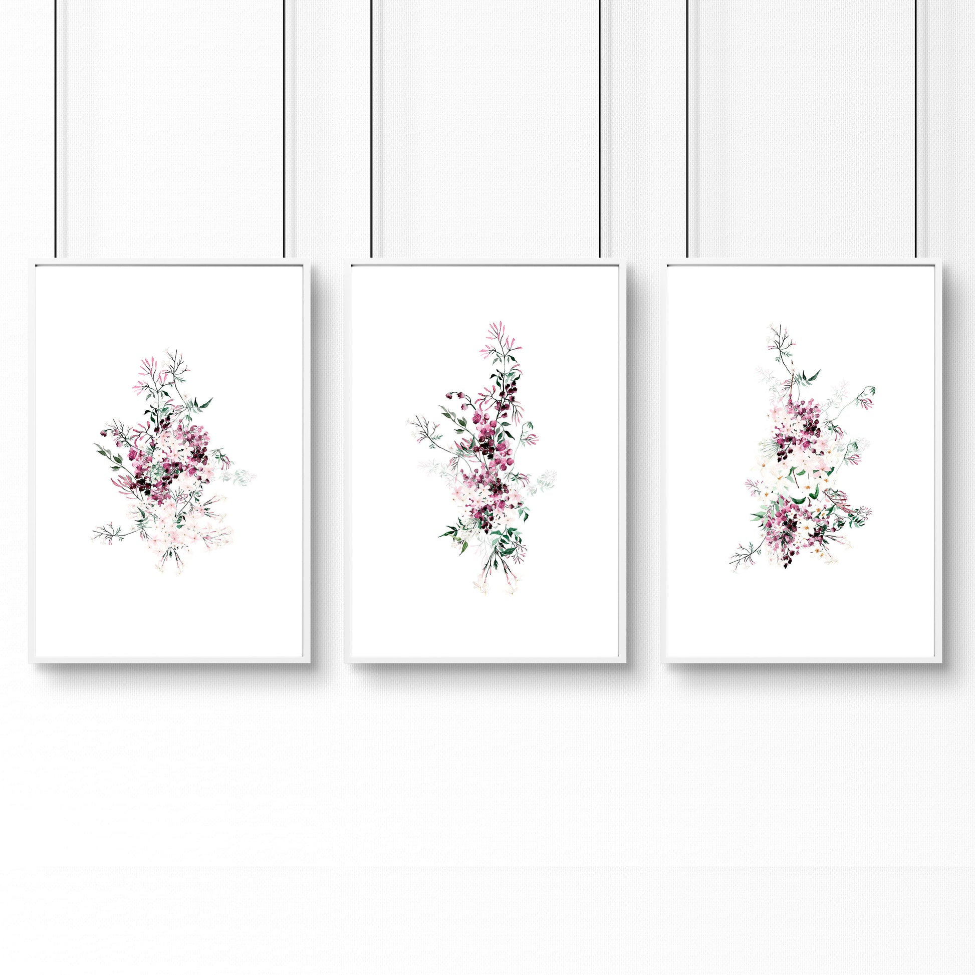 Artwork In Bedroom | Set of 3 wall art prints