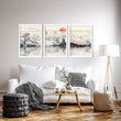 Framed Posters For Living Room | Set of 3 wall art prints